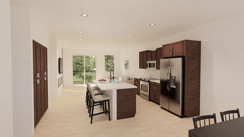 Floor plan for 3 beds, 2 baths, 1761 sqft